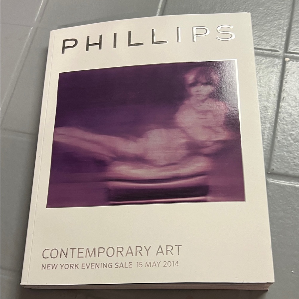 🔥Philips Contemporary Art Book - Purple and White 2014 collectible book